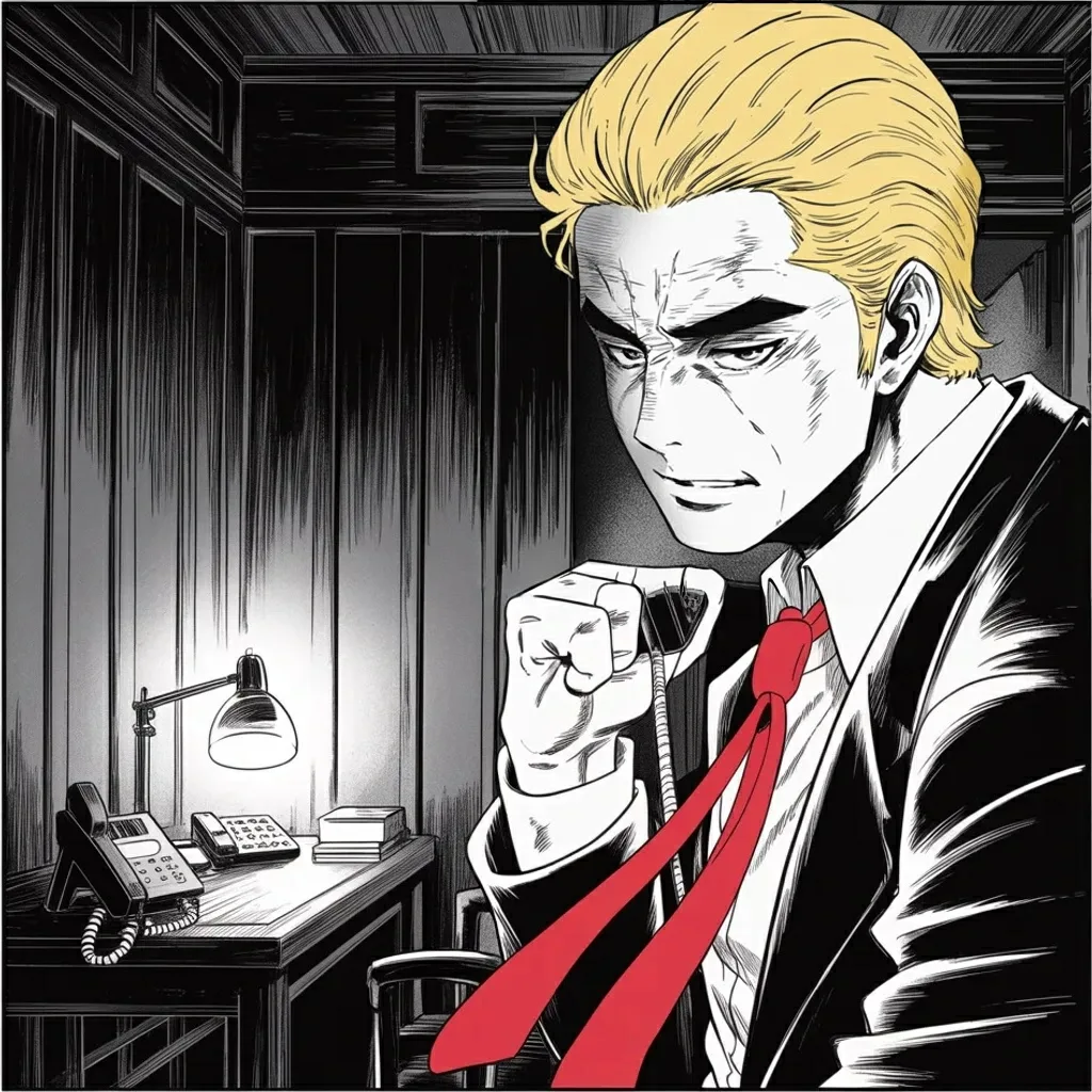 Manga panel 4 of 5, Week 475 “The Letter”: Within the hour the tower answers the letter: not fit to run, not fit to serve — and never was.