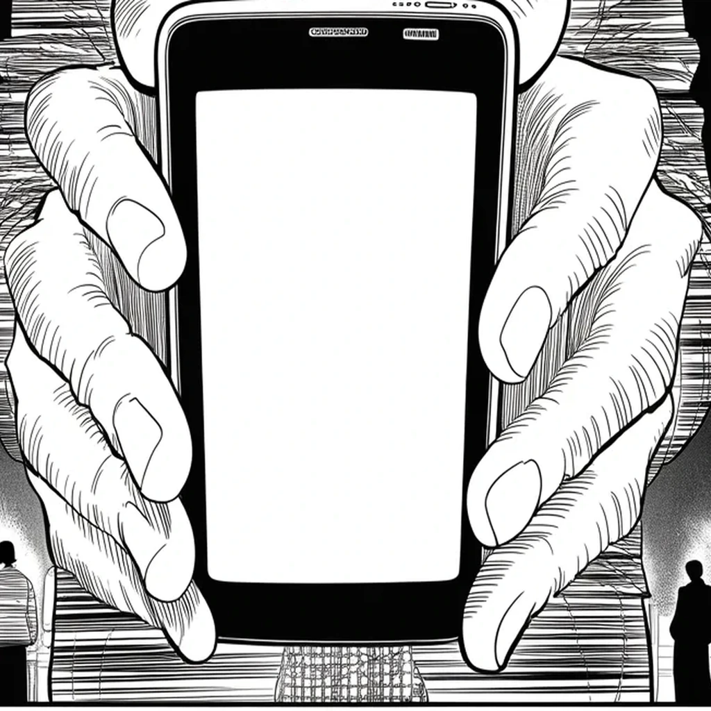 Manga panel 2 of 6, Week 491 “The Arithmetic”: Half past seven, and the weapon is drawn one more time: four words to the people still standing outside in the dark.