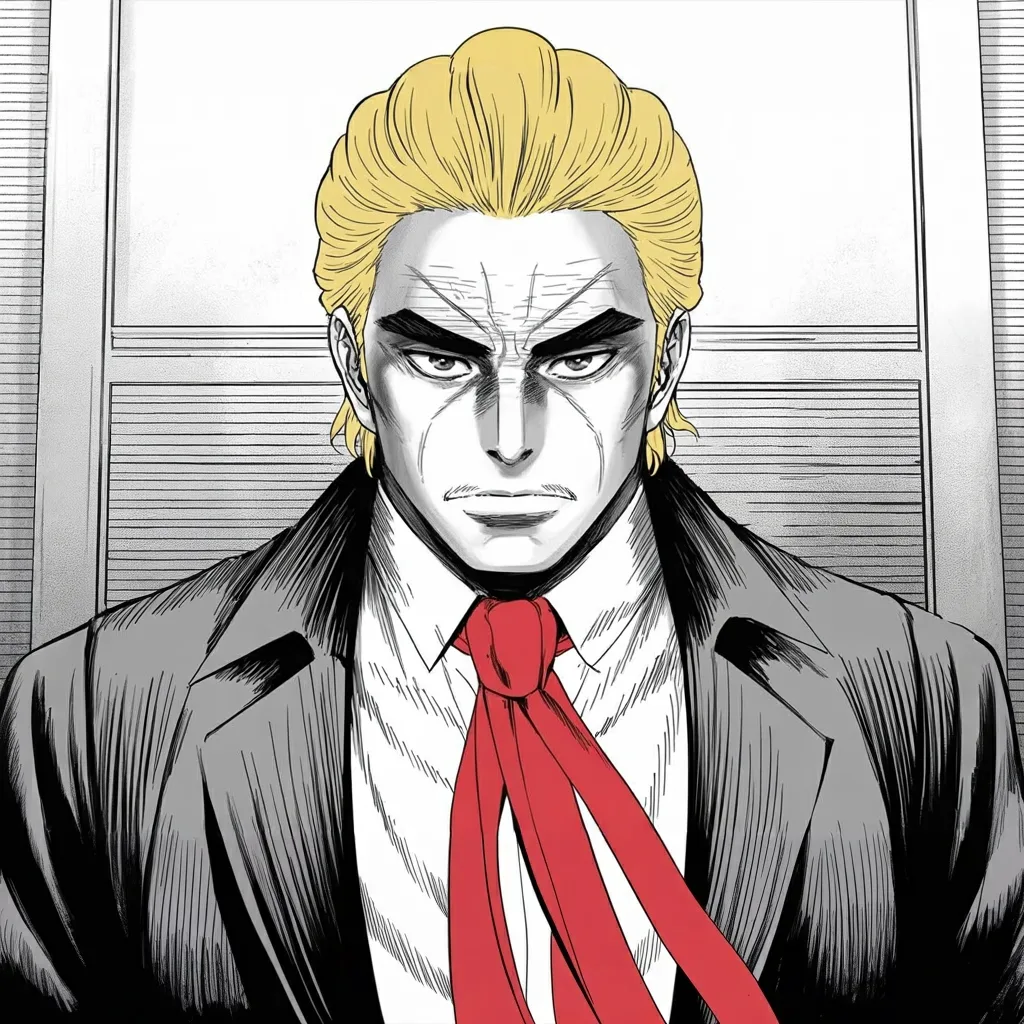 Manga panel 4 of 5, Week 505 “He Who Saves His Country”: Saturday afternoon: thirteen words with nothing attached, no policy and no name, lifted from a dead emperor. Nobody is asked to comment.