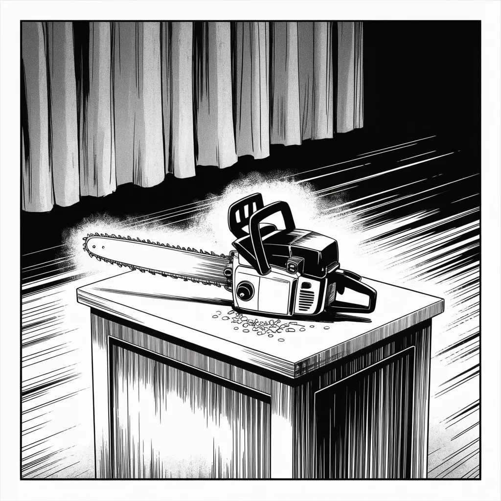 Manga panel 4 of 5, Week 506 “Long Live the King”: The adviser with the chainsaw is praised in capitals and told, in the same breath, to be more aggressive. There is a country to save.