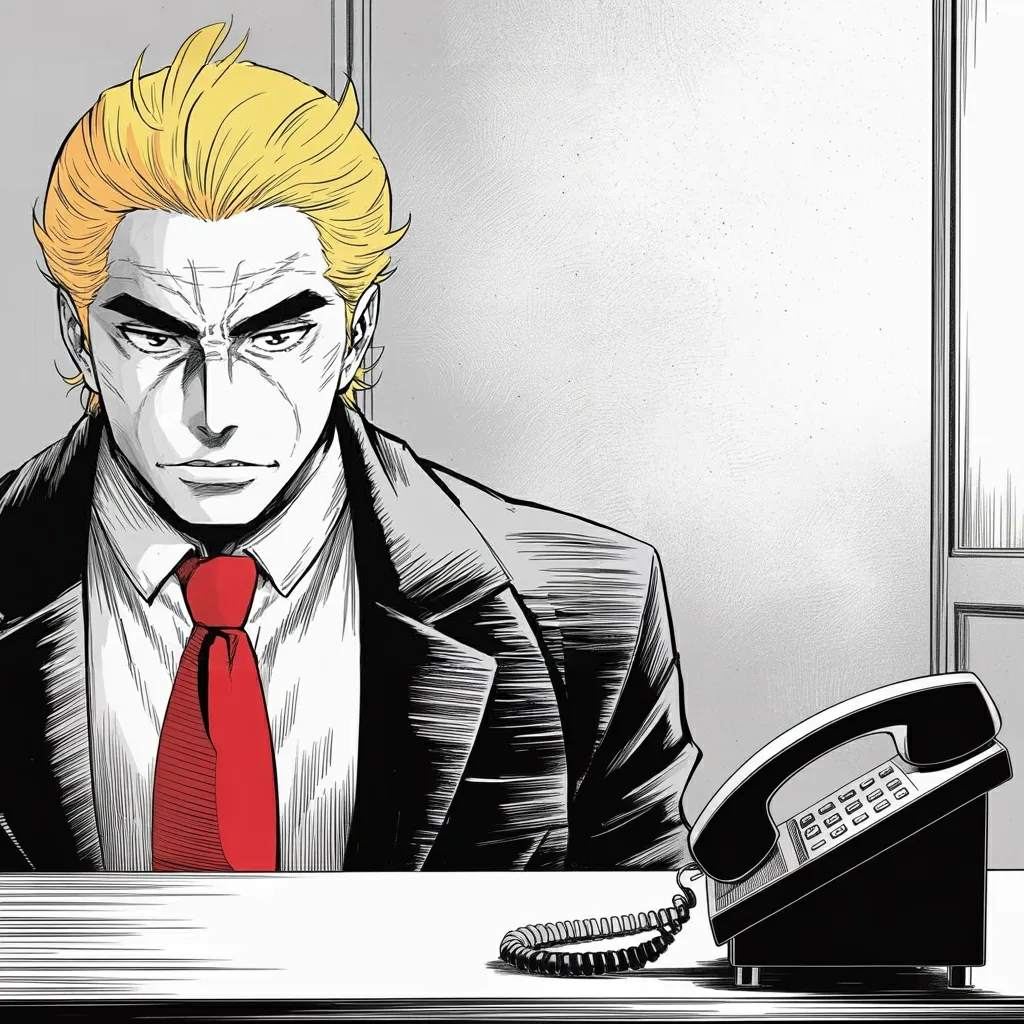 Manga panel 3 of 5, Week 508 “Governor Trudeau”: The prime minister calls. By the afternoon the call is public, including the part where he was told it was not good enough — a phone call published as a scoreboard.