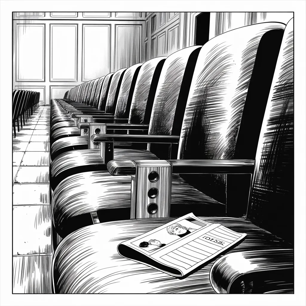 Manga panel 4 of 5, Week 511 “The Fix”: An ambassadorship is withdrawn because the majority is two seats and cannot spare her. The mission is stated plainly; the person is spent for it.