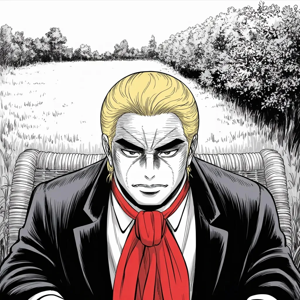 Manga panel 4 of 6, Week 514 “Out Of Control”: Easter Sunday. Four hours after wishing the judges a happy holiday, he sets down a rule of business the way other men set down scripture.