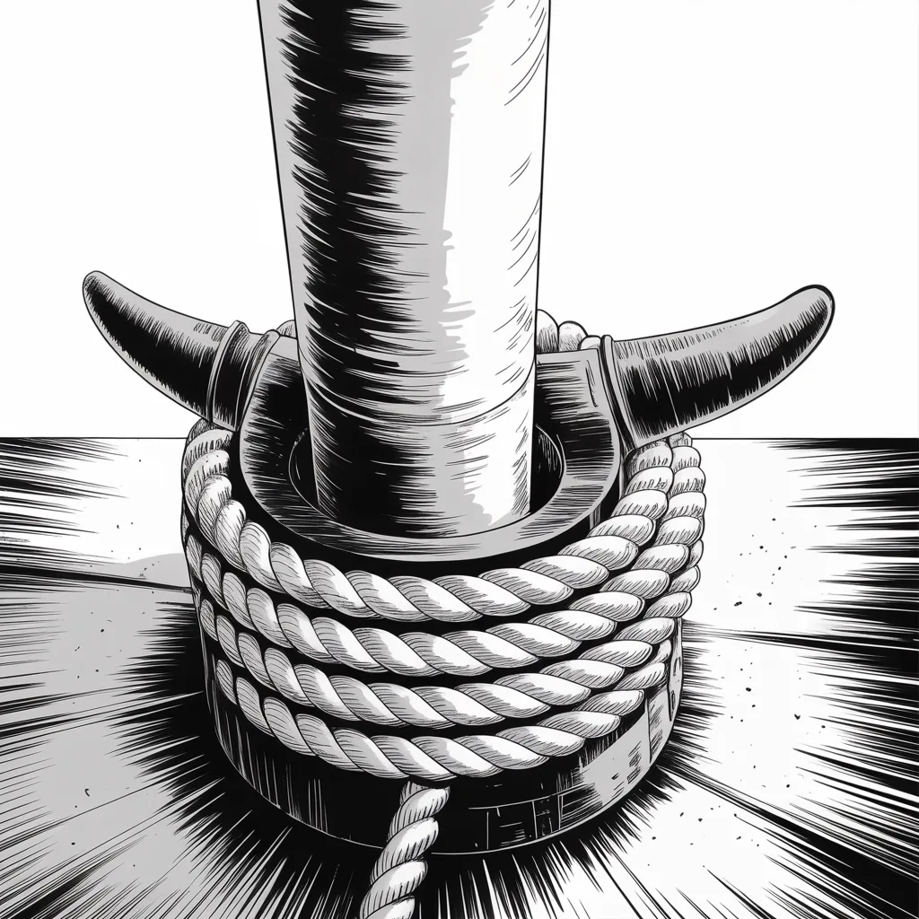 Manga panel 5 of 6, Week 514 “Out Of Control”: Monday morning a pope dies in Rome, and the flag over a house that has spent the week arguing with judges stops halfway down its pole.
