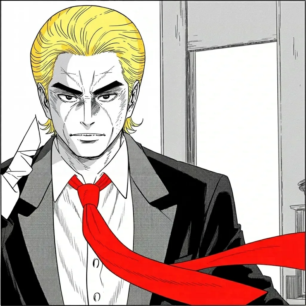 Manga panel 2 of 5, Week 515 “Vladimir, Stop”: An hour after asking a war to stop, he is back on the university — which by now has become a lawyer he wants fired and a company he no longer runs.