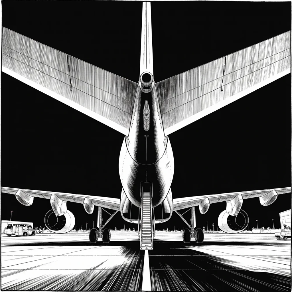 Manga panel 2 of 6, Week 518 “Not Like That”: A country gives him an aeroplane. He spends two posts explaining that it is a gift to the Air Force and that only a fool would refuse it.