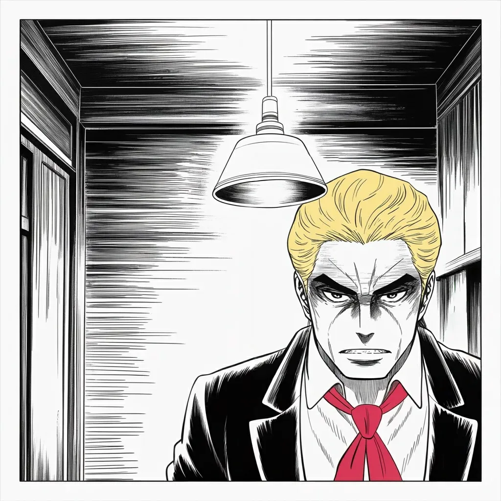 Manga panel 4 of 5, Week 519 “One Vote”: Sunday night, and the register cracks. The man in Moscow he has liked and defended for a decade has gone, he writes, absolutely crazy.