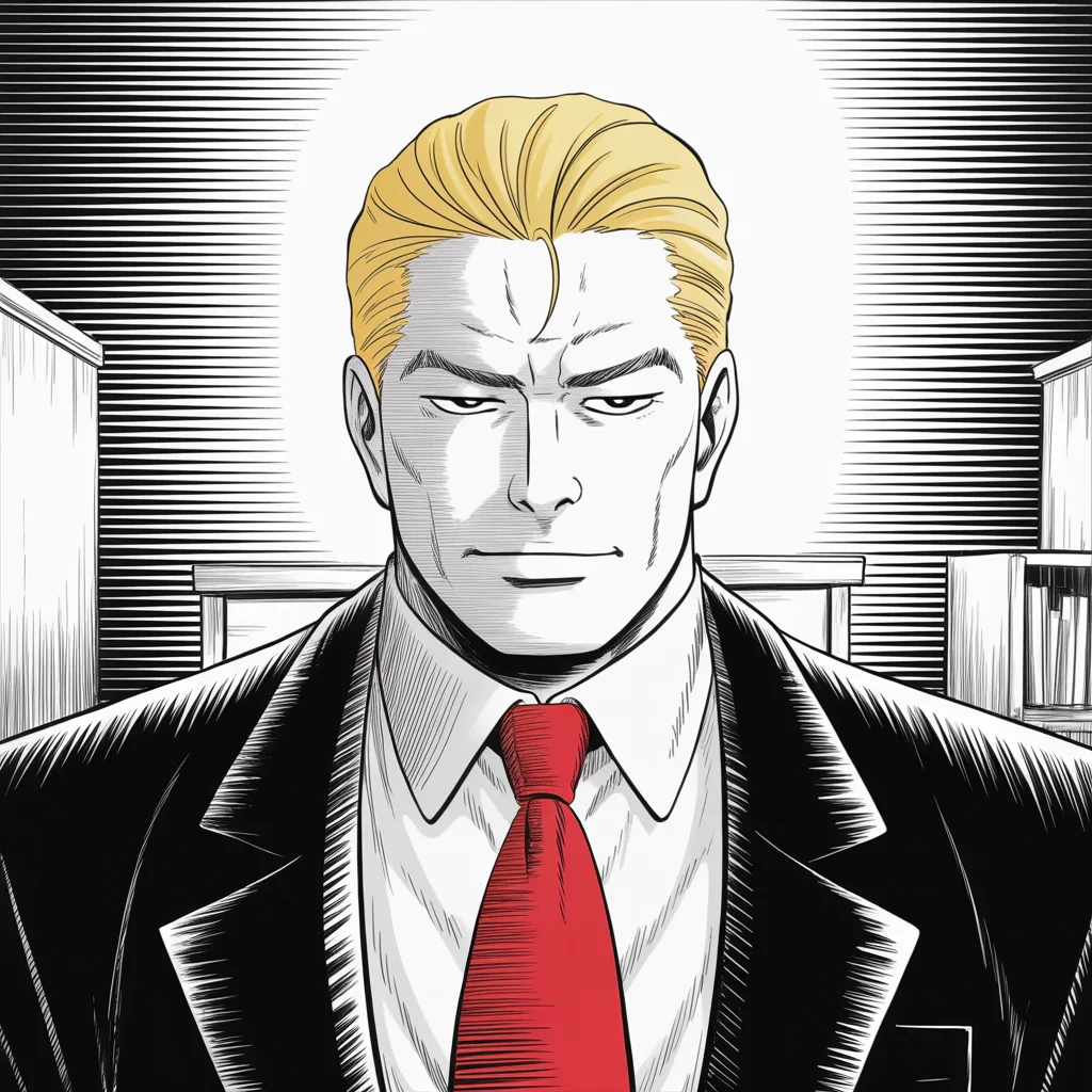 Manga panel 5 of 6, Week 532 “The Scam Of The Century”: Friday the country takes a tenth of a chip company and pays nothing for it, and he reports the number as an honour.