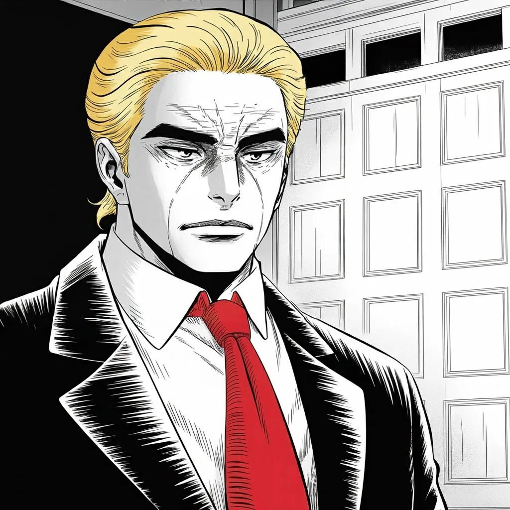 Manga panel 3 of 6, Week 537 “Dirty Cop”: Five days after he asked for it in public, a grand jury returns two felony counts against the former head of the bureau.