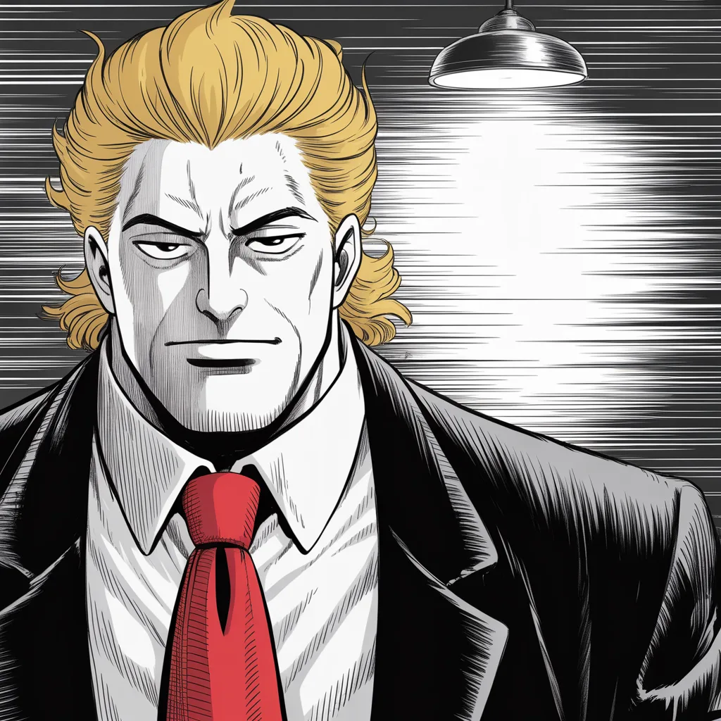 Manga panel 2 of 5, Week 538 “Forced Closure”: By that night the closure has stopped being a defeat: use it, he says, to clear out dead wood, waste and fraud.