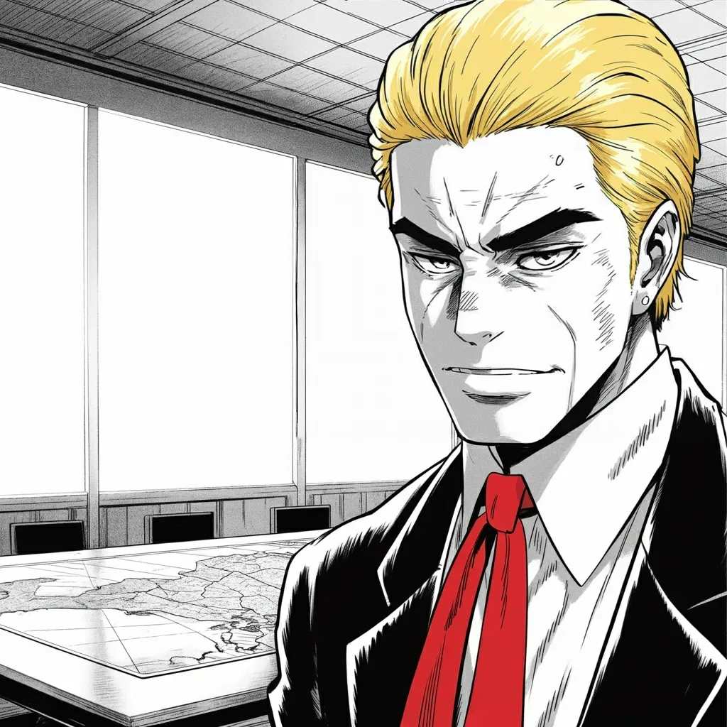 Manga panel 4 of 5, Week 538 “Forced Closure”: Saturday the other war moves: a withdrawal line agreed, a ceasefire immediate on confirmation, and the exchange beginning.