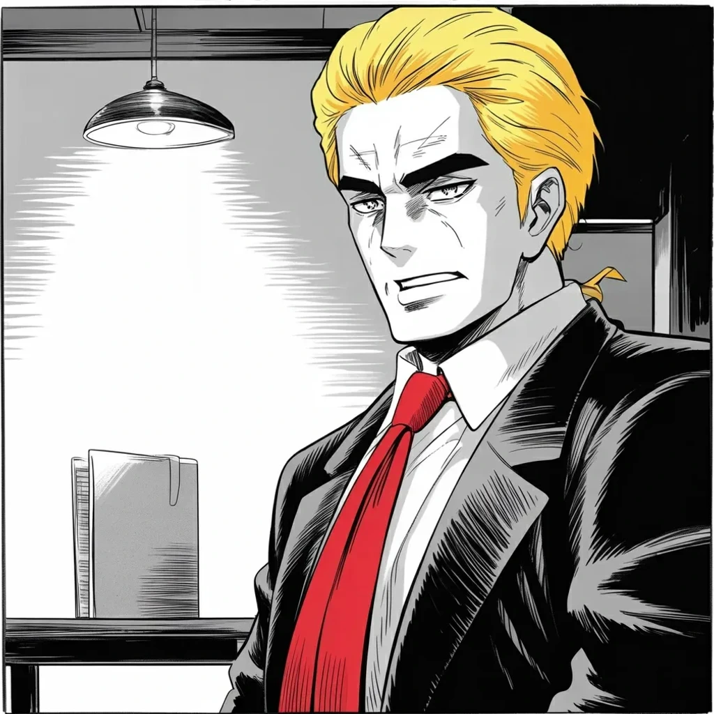 Manga panel 3 of 6, Week 539 “The First Phase”: At ten to seven the sentence the whole chapter has been walking toward: both sides have signed, and the hostages come home.