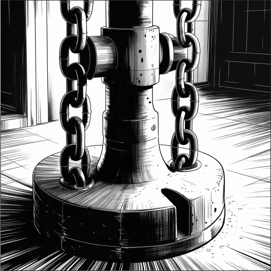 Manga panel 2 of 6, Week 540 “The Transit Route”: An hour after the homecoming, a boat on a known route is destroyed at sea on his standing authorities as Commander-in-Chief.