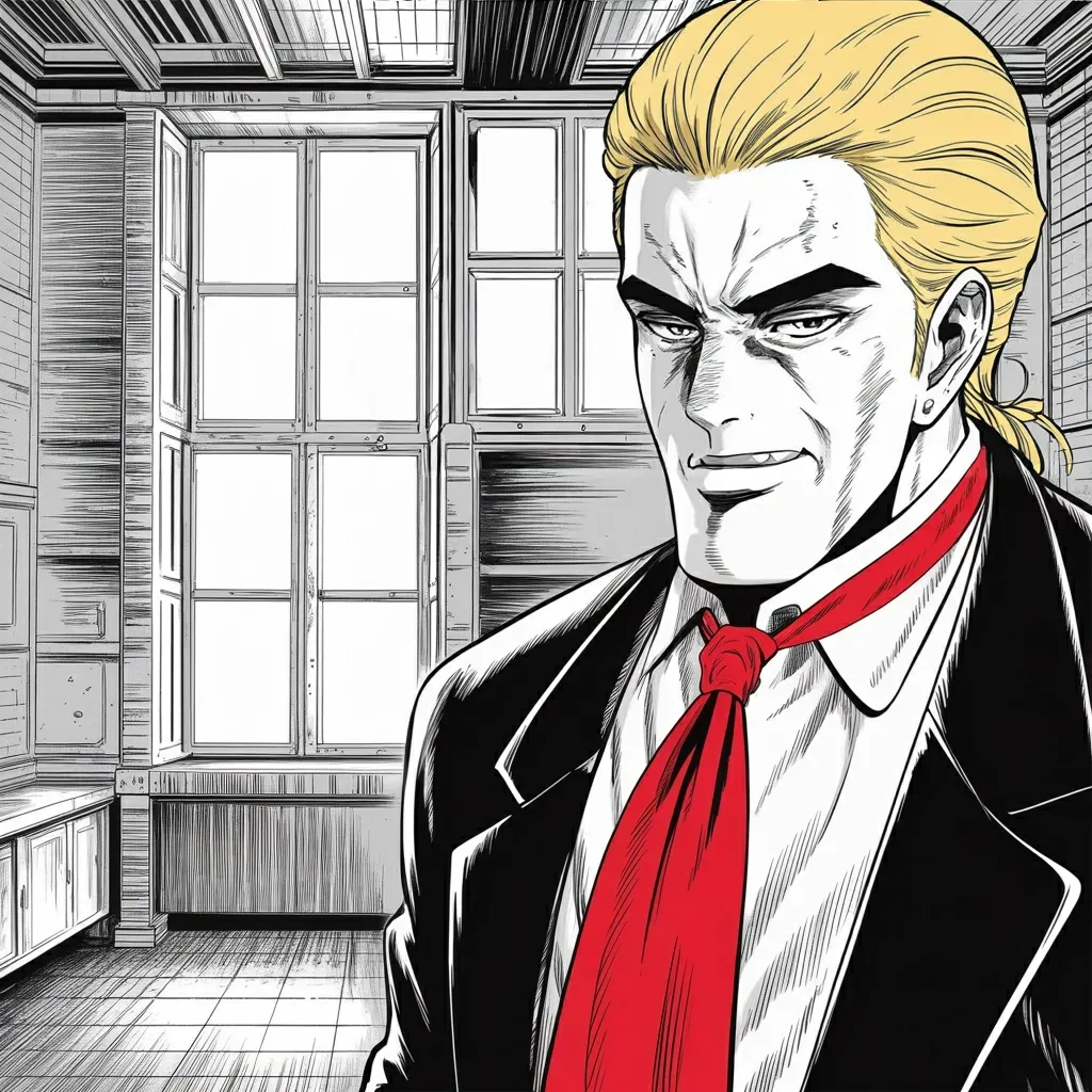 Manga panel 4 of 6, Week 543 “And So It Begins”: Wednesday morning is the anniversary of the greatest victory in history, kept with love to the American people.