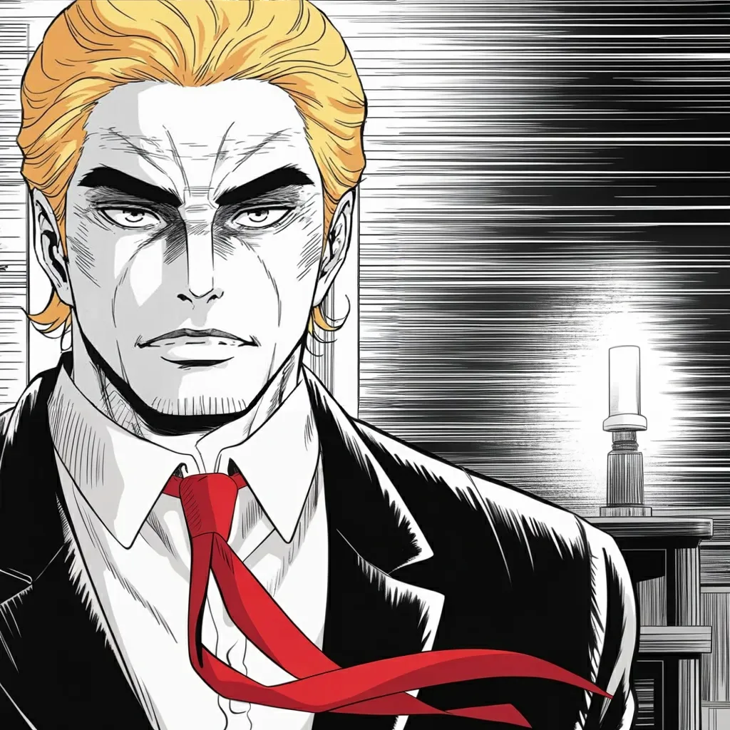 Manga panel 5 of 6, Week 543 “And So It Begins”: Sunday a new word enters the record — a signing machine — attached to a thousand words about the man who preceded him.