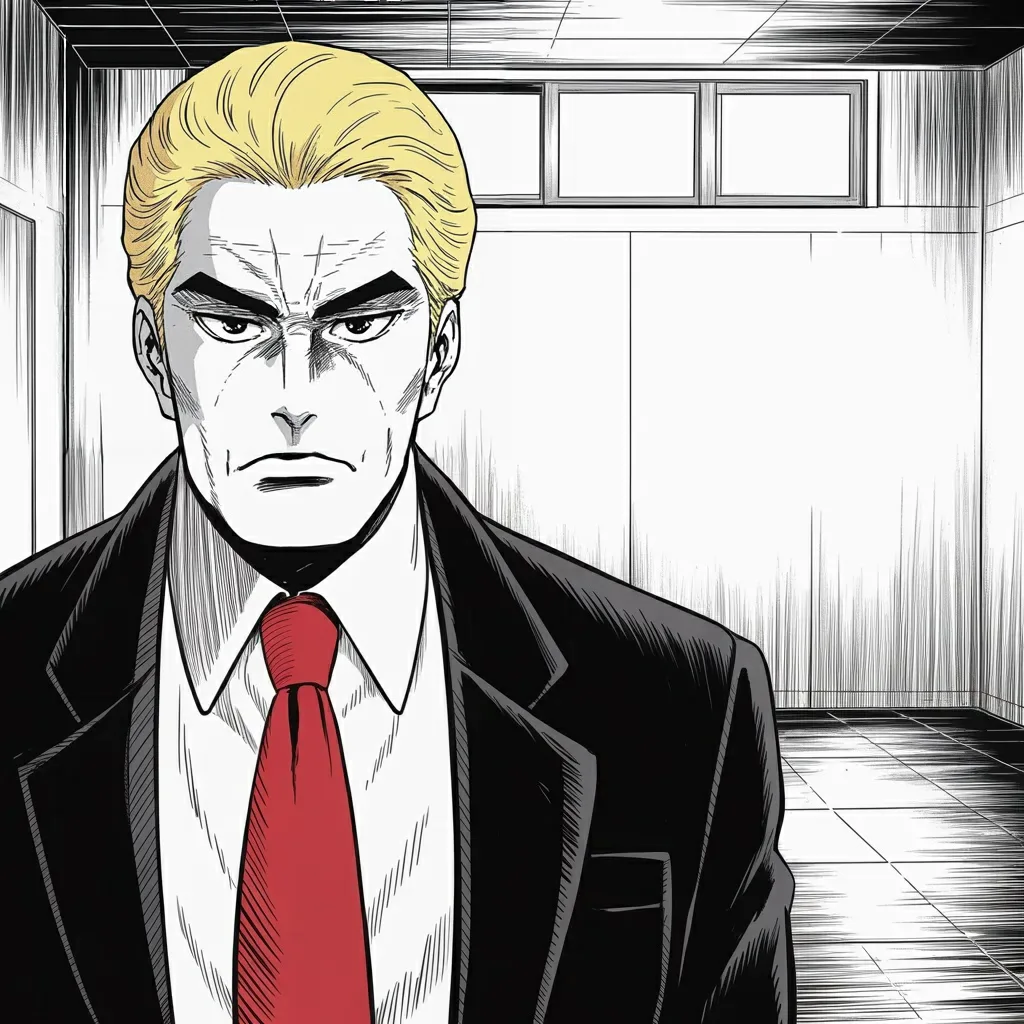 Manga panel 2 of 6, Week 545 “Seditious Behavior”: Thursday morning six lawmakers tell the armed forces they may refuse an illegal order, and at nine minutes past nine he answers.