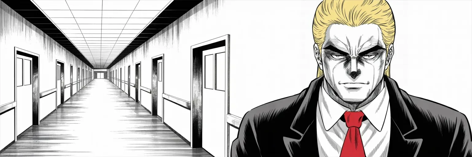 Manga panel 1 of 6, Week 546 “The Autopen”: Wednesday afternoon two Guardsmen are shot blocks from the house. He calls the shooter an animal and promises a very steep price.