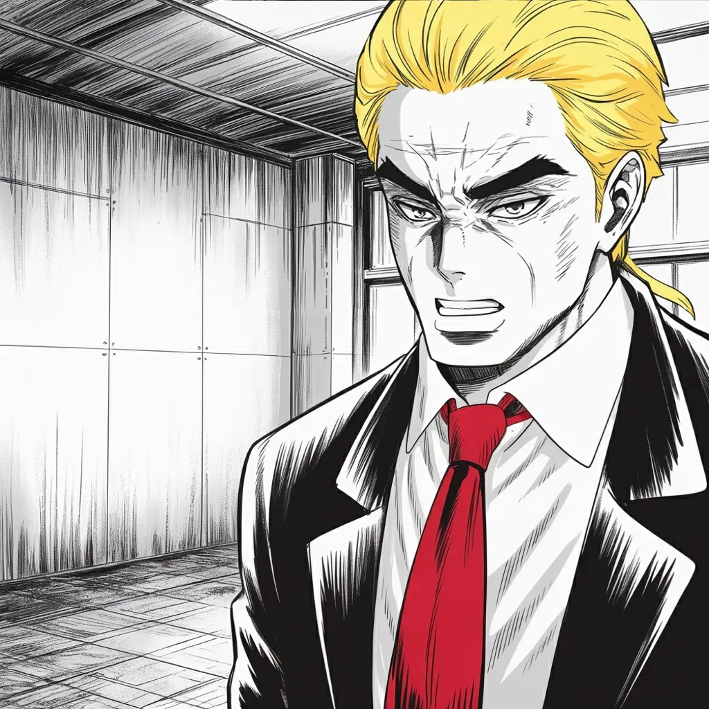 Manga panel 3 of 5, Week 547 “Null and Void”: Thursday morning, six words with no context attached and no argument after them.