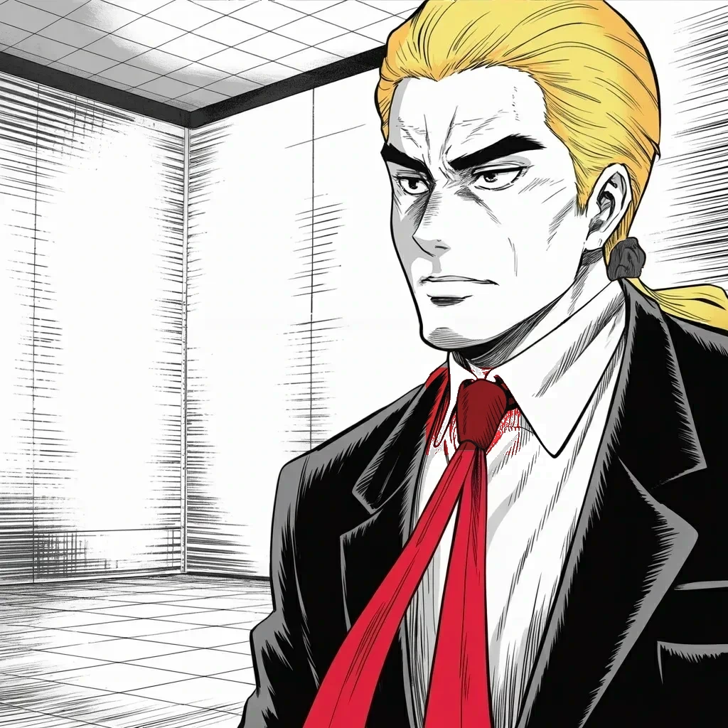 Manga panel 3 of 6, Week 548 “Not In Custody”: Thursday the market hits an all-time high, and he asks when the polls will get round to noticing.