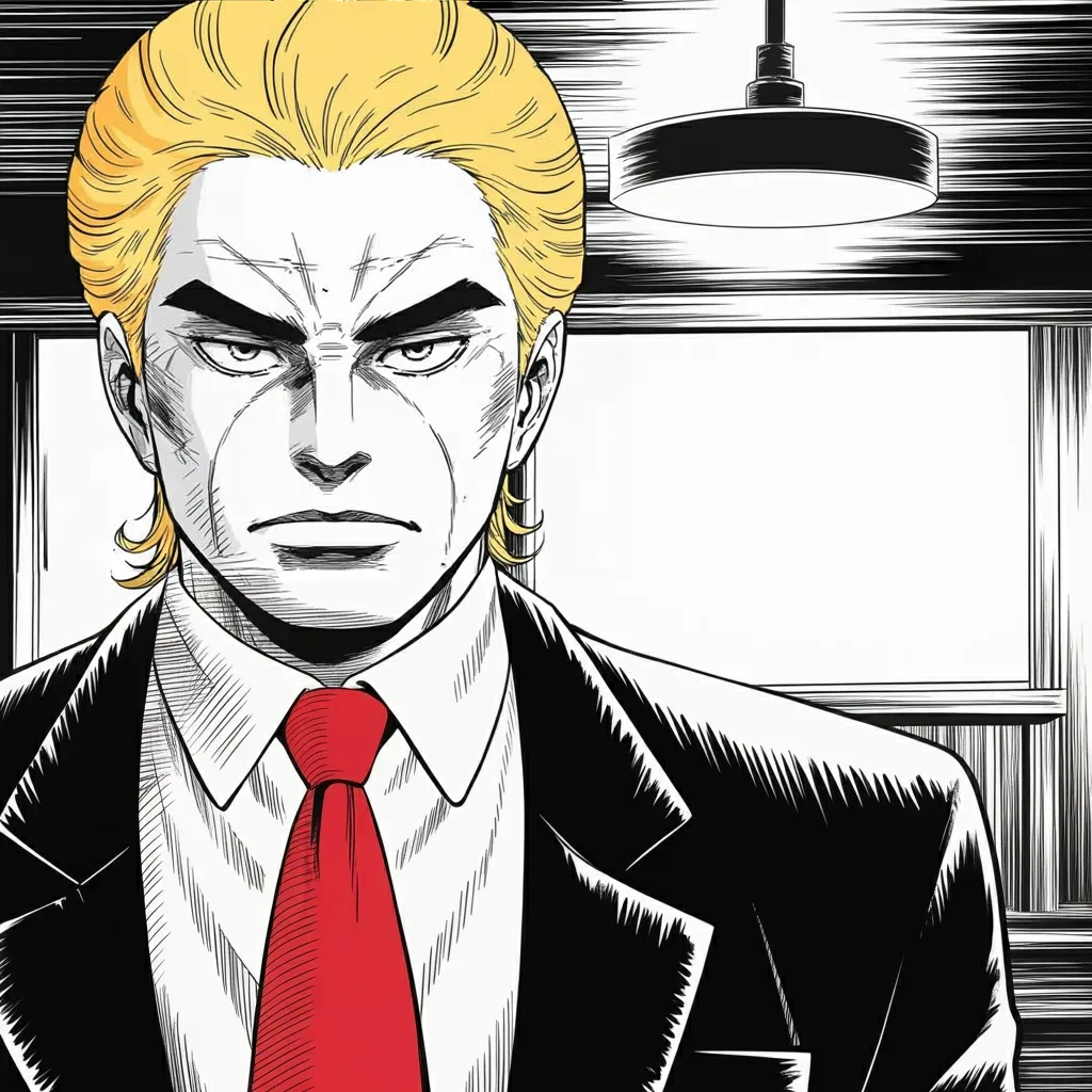 Manga panel 2 of 5, Week 549 “Address to the Nation”: Five hours later a country is described as completely surrounded by the largest fleet its continent has ever seen.