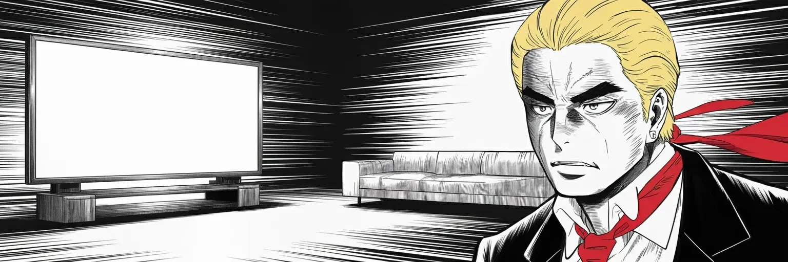Manga panel 5 of 5, Week 556 “Save America”: And that night, watching the halftime show of the national game, he reports that it is absolutely terrible, one of the worst ever.