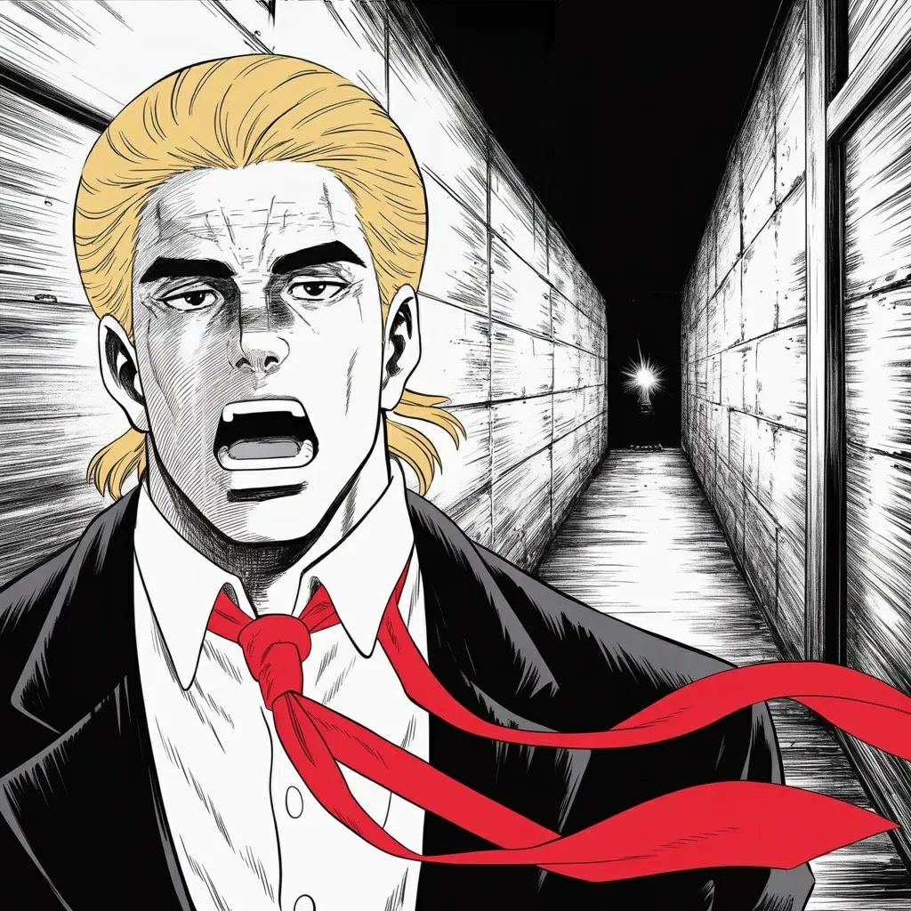 Manga panel 5 of 6, Week 561 “Kharg Island”: An hour later, two sentences: they had plans for the whole region, and just like the country itself, those plans are now dead.