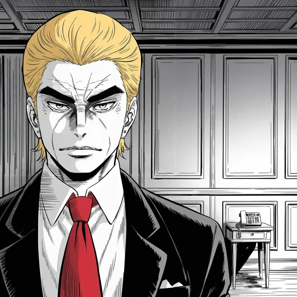 Manga panel 4 of 6, Week 566 “Open”: By Friday afternoon the alliance is on the telephone offering help, and is told to stay away unless it wants to load up with oil.
