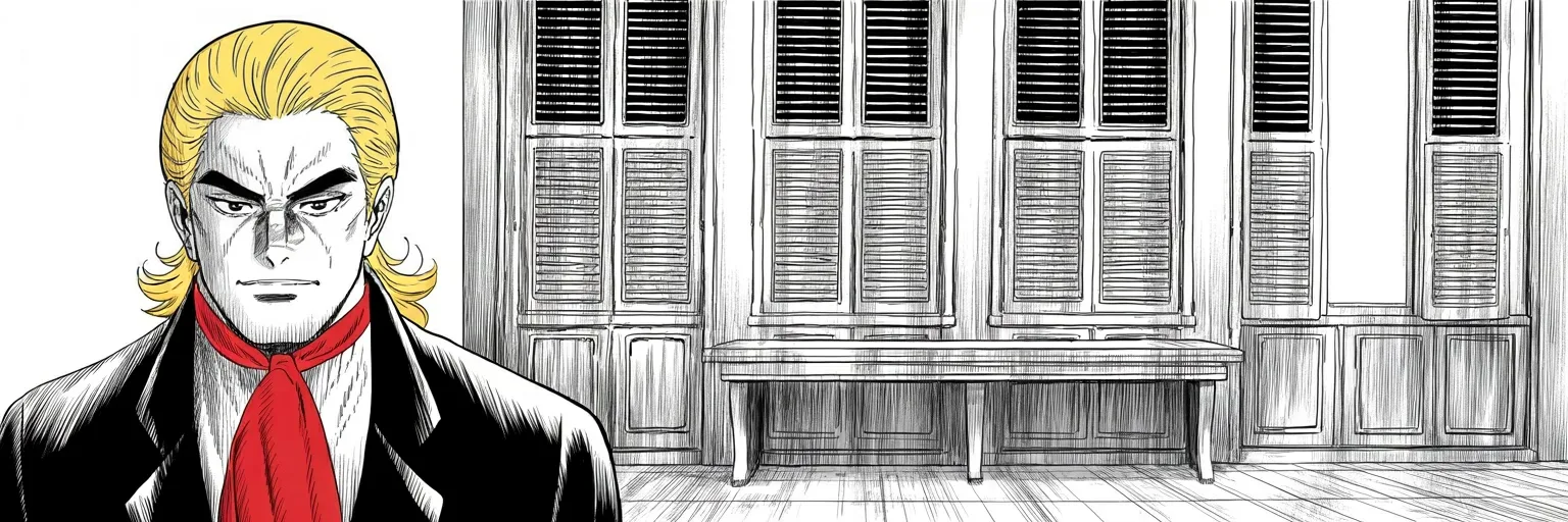 Manga panel 1 of 6, Week 569 “Under Fire”: Tuesday the attack is held again at another country's request, and the ships keep moving while the blockade stays exactly where it is.