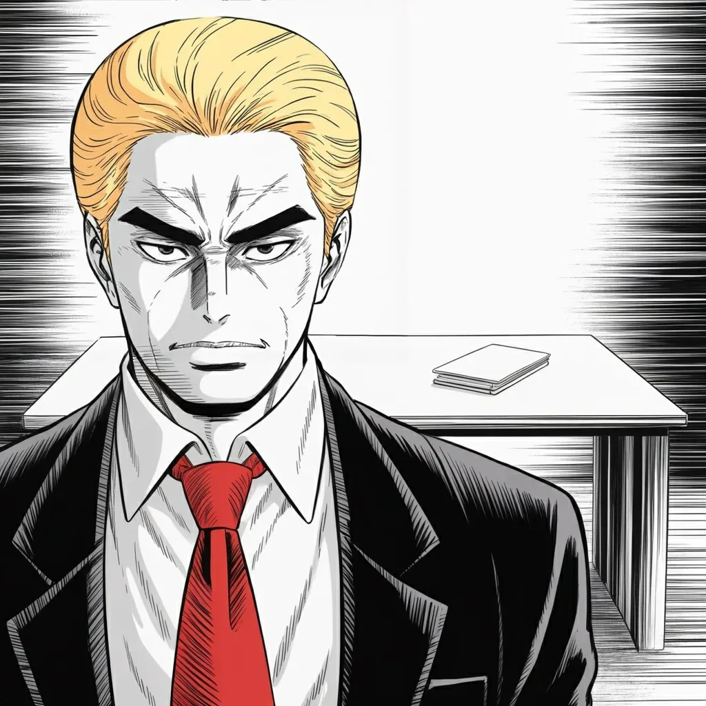 Manga panel 2 of 6, Week 572 “Rapid Pace”: Friday the terms are set down as a list: never a weapon, the Strait open with no tolls, in both directions.