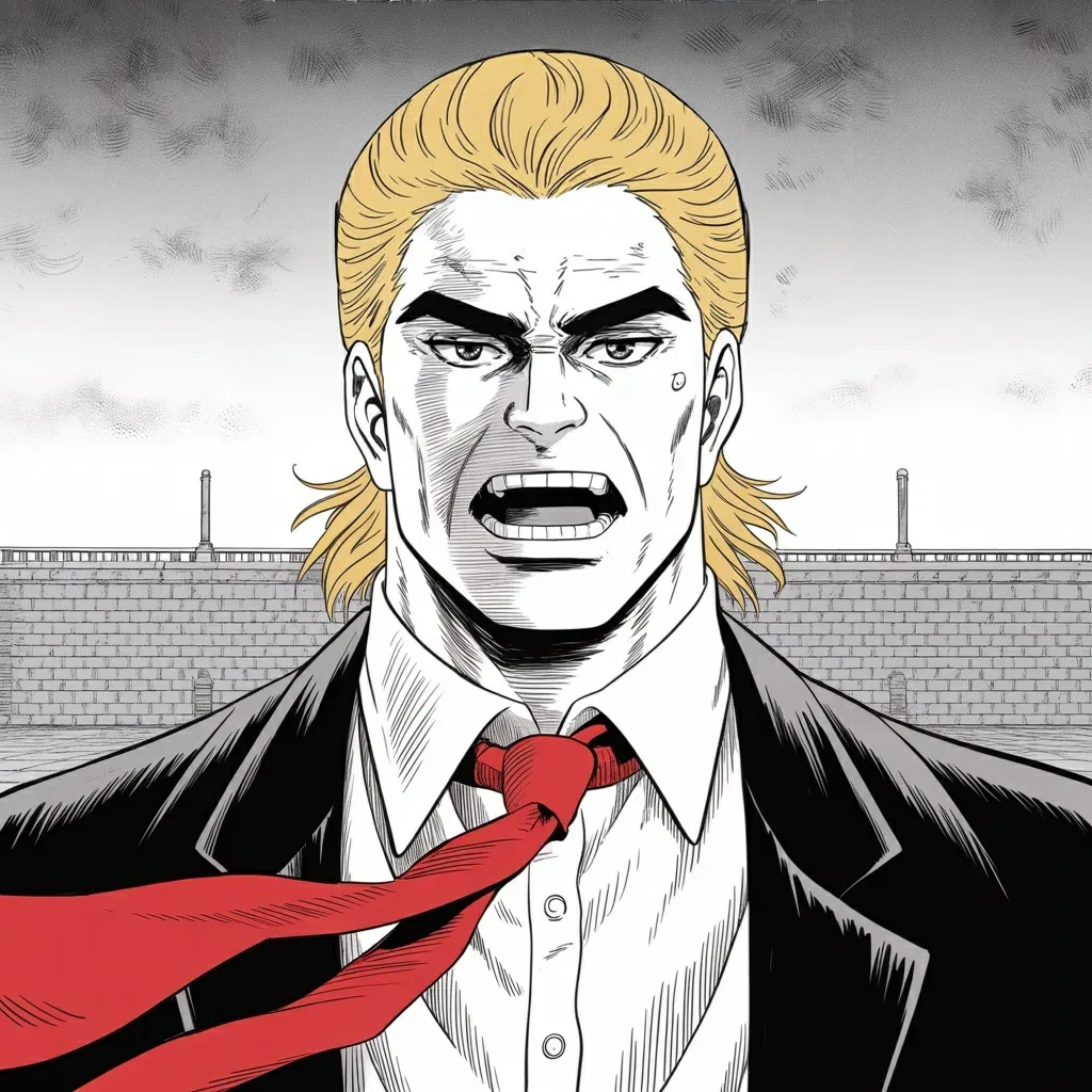 Manga panel 3 of 6, Week 573 “In The Way”: The same evening, the sentence he has been building toward all year: the most dishonest elections of any country, anywhere.