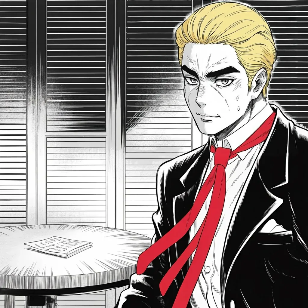 Manga panel 4 of 6, Week 573 “In The Way”: Saturday a judge has to get out of the way, and fast, because he is putting the country in danger.