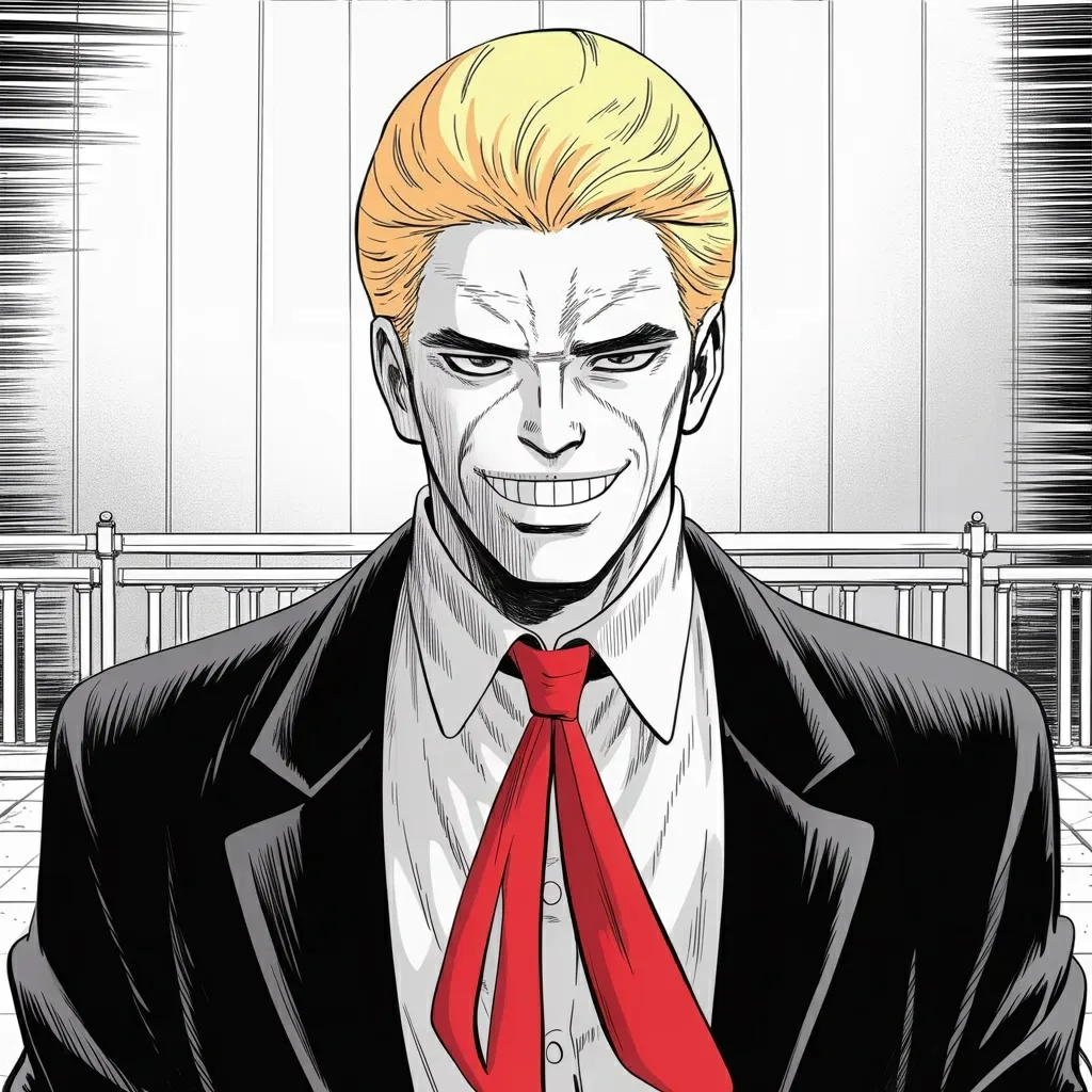 Manga panel 5 of 6, Week 577 “Two Hundred And Fifty”: Saturday is the two hundred and fiftieth birthday. The heat is not as bad as predicted and the crowds, he says, have never loved the country more.