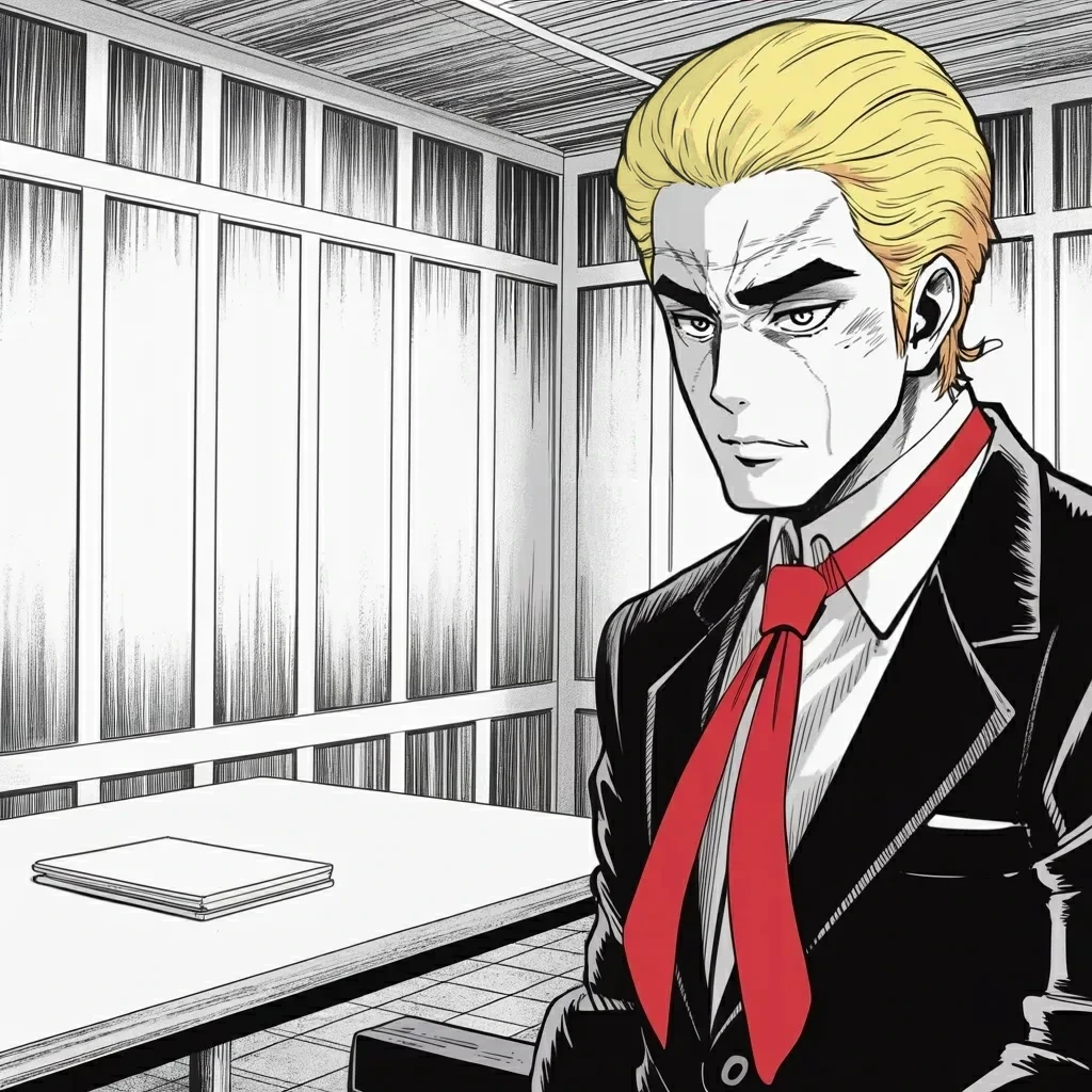 Manga panel 3 of 5, Week 581 “Trillions And Trillions”: By evening the election act has only one door left: a budget resolution, adopted by simple majority, before the August recess.