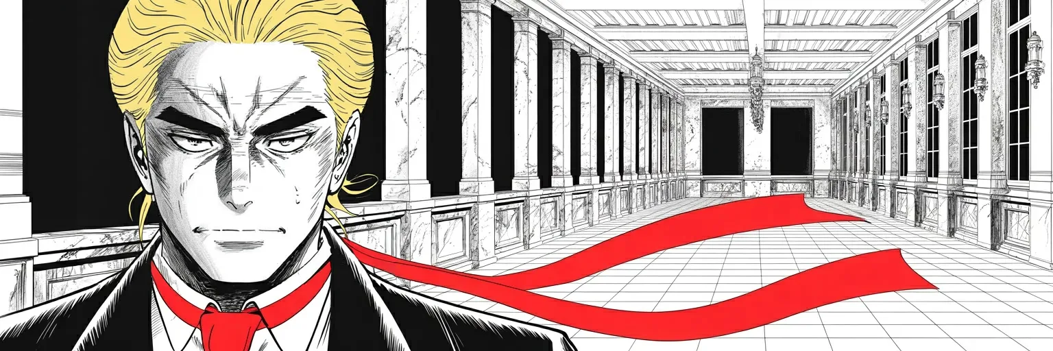 Manga panel 5 of 5, Week 581 “Trillions And Trillions”: And on the last night of the record, the accounting: the Court, he writes, has cost the country trillions and trillions of dollars.
