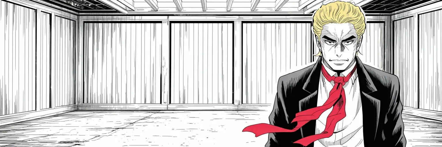 Manga panel 1 of 6, Week 582 “Too Big To Rig”: The volume opens on a building site: a military complex rising at the East Wing, its steel already fabricated and waiting to be delivered.