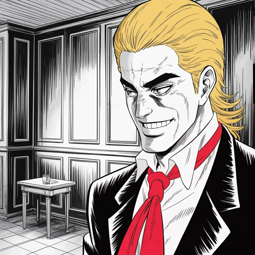 Manga panel 3 of 6, Week 582 “Too Big To Rig”: Thursday he warns his own senators that ending the filibuster would make him the last Republican president — then, half an hour later, agrees with the man proposing it.