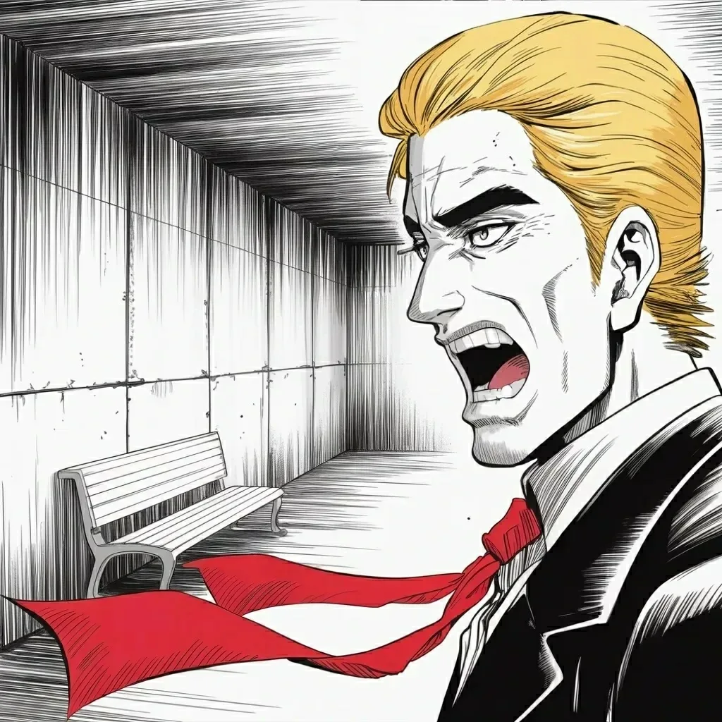 Manga panel 3 of 6, Week 586 “New America”: Thursday the people harping that there is no ammunition get the word the plaintiffs got three weeks ago: they are treasonous, and would rather lose the war than see him win it.