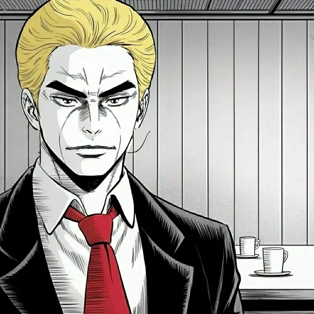 Manga panel 4 of 6, Week 589 “Strong, Vibrant, and Fit”: Friday morning, after a very productive meeting, the visitor seems to agree with everyone: the machines deserve a better name than artificial. Super intelligence. That would be super.