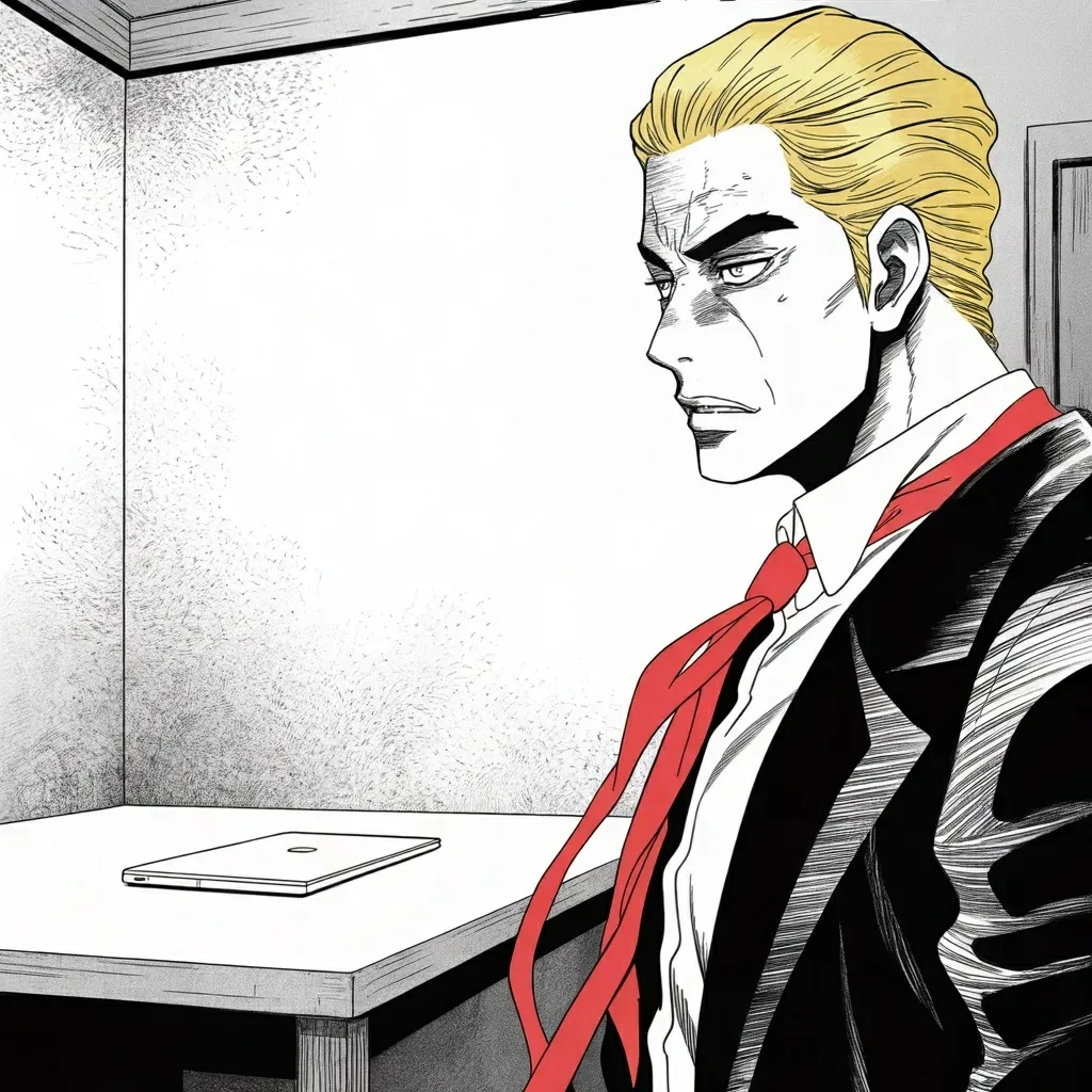 Manga panel 5 of 6, Week 590 “Stone Cold Losers”: Late Sunday night a hundred and twenty-five million people vote in Brazil, and the results come out the same day. At home, he notes, the counting takes weeks.