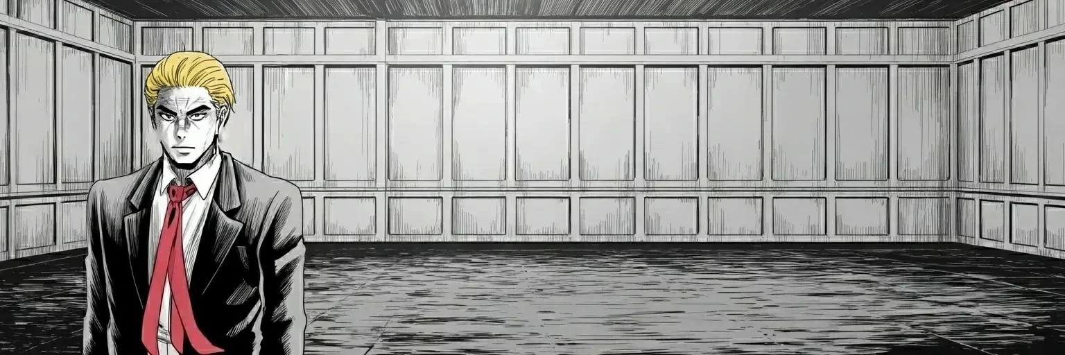 Manga panel 6 of 6, Week 590 “Stone Cold Losers”: Monday night the newspaper doctored a picture of his resort in Miami to make the facade look shoddy and filthy. They are stone cold losers, he writes, and their subscriptions are way down.